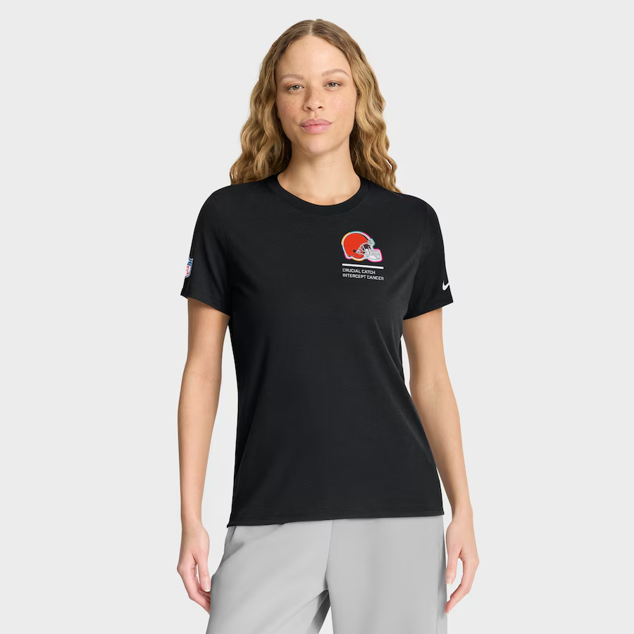 Women Cleveland Browns Nike NFL 2025 T shirt->nfl t-shirts->Sports Accessory